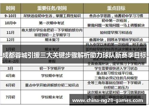 成都蓉城引援三大关键步骤解析助力球队新赛季目标